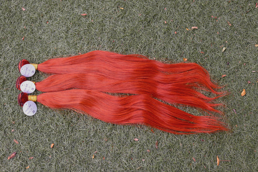 Straight Hair: Color 350 Bundles